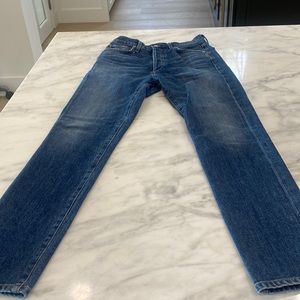 CITIZENS OF HUMANITY. OLIVIA high rise slim ankle jeans.